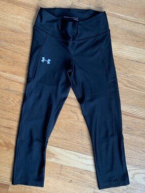 Like New S Under Armour Black Capri Leggings